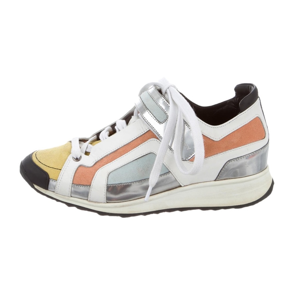 Pierre Hardy Suede-Accented Low-Top Sneakers SZ 38 US 7.5 - 8